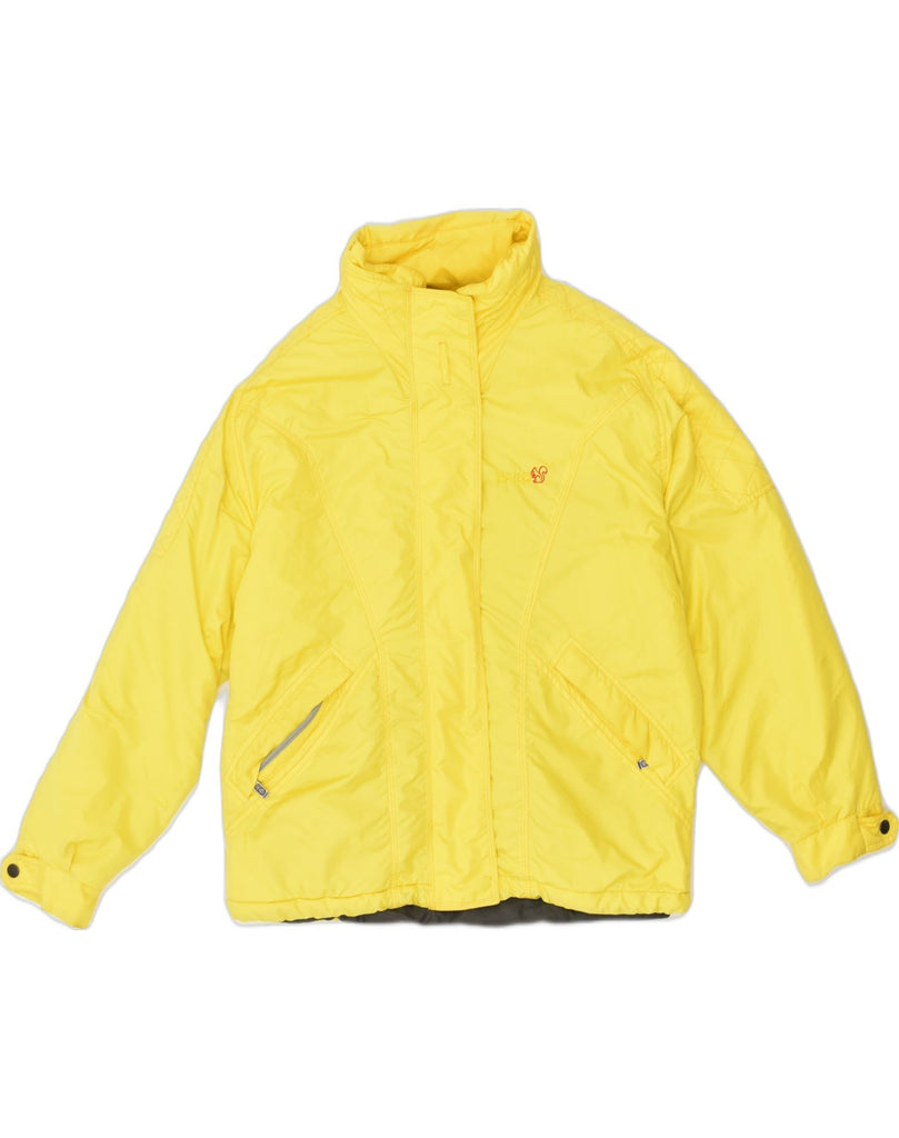 BAILO Womens Windbreaker Jacket UIK 16 Large Yellow Polyester | Vintage Bailo | Thrift | Second-Hand Bailo | Used Clothing | Messina Hembry 