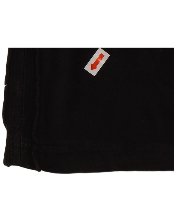 DESIGUAL Mens Graphic T-Shirt Top Medium Black Cotton