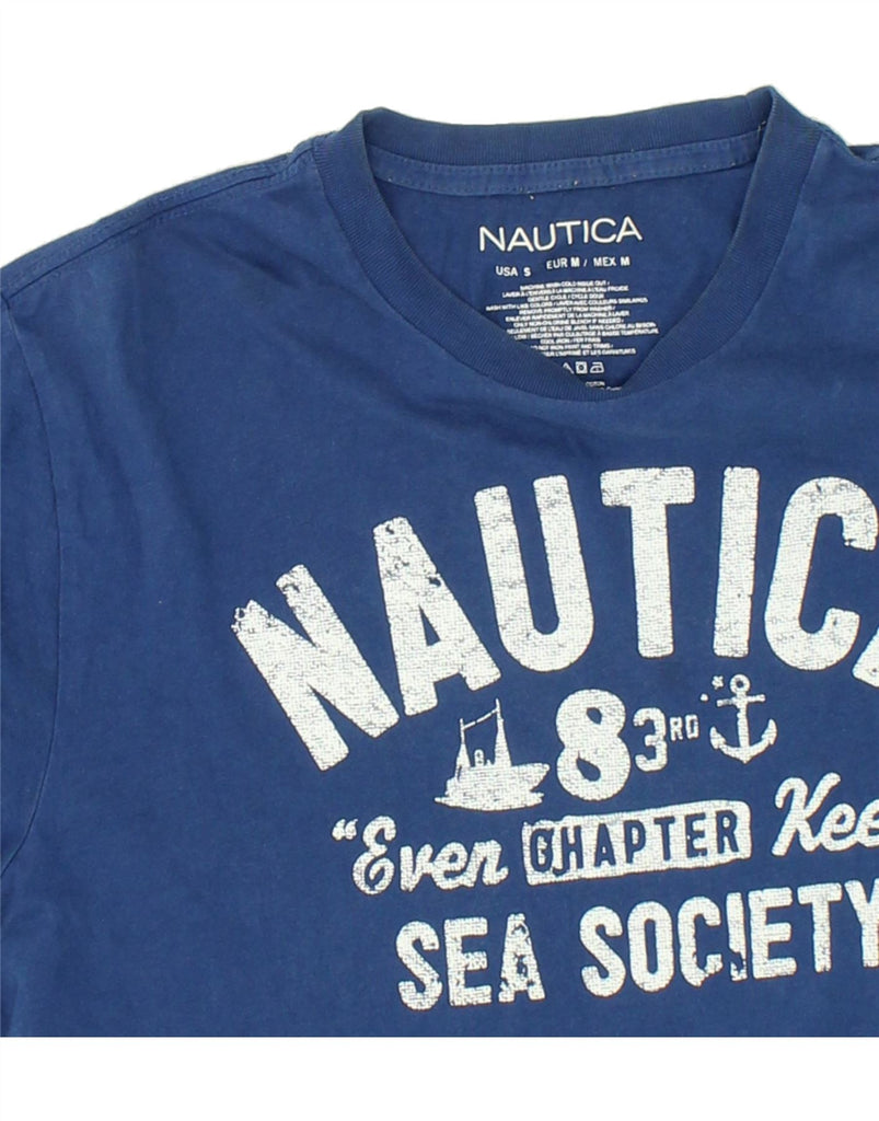 Mens Graphic T-Shirt Top Medium | Vintage Nautica | Thrift | Second-Hand Nautica | Used Clothing | Messina Hembry 