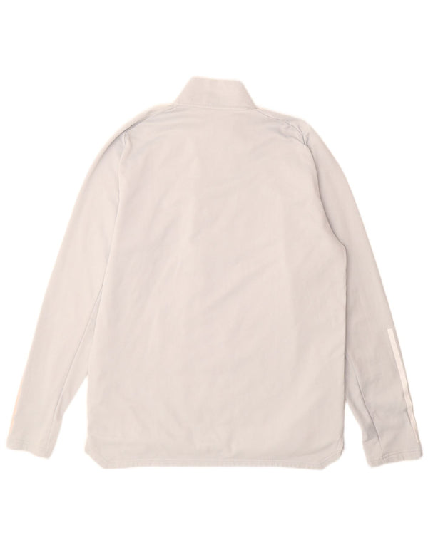 Adidas Mens Deutscher Fussball Bund Pullover Tracksuit Top Medium Grey