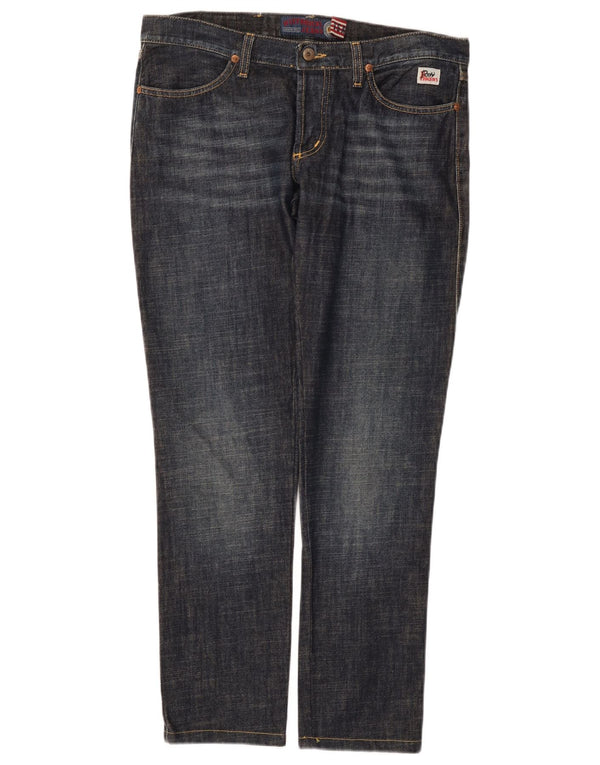 Roy Rogers Womens Slim Jeans W32 L29 Blue Cotton