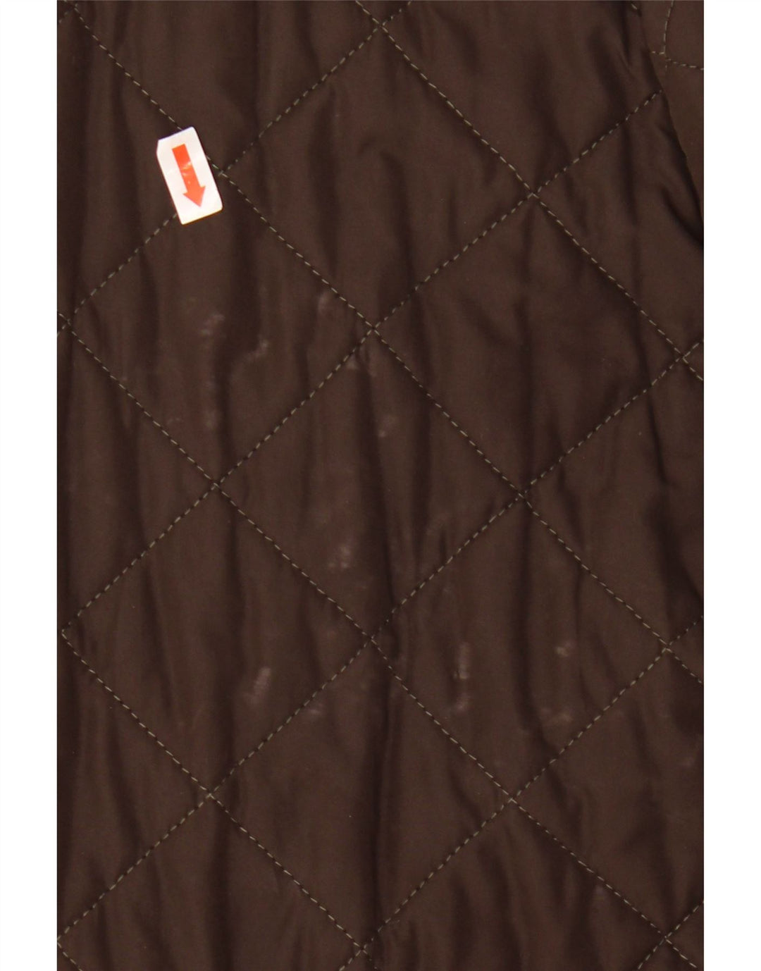 BARBOUR Mens Quilted Jacket UK 40 Large Brown Polyester
