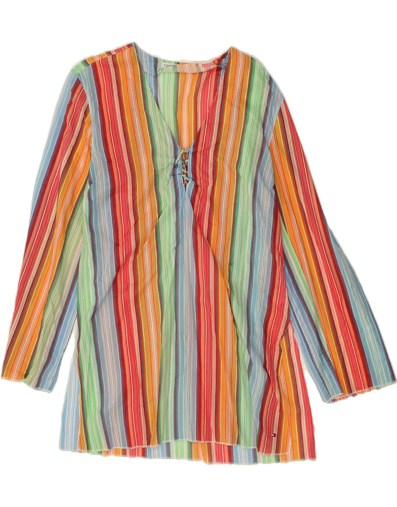 TOMMY HILFIGER Womens Long Sleeve Tunic Dress US 12 Large Multicoloured | Vintage Tommy Hilfiger | Thrift | Second-Hand Tommy Hilfiger | Used Clothing | Messina Hembry 