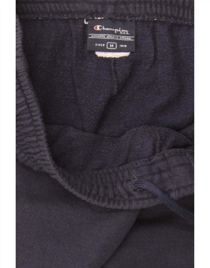 Champion Mens Tracksuit Trousers Medium  Navy Blue Cotton