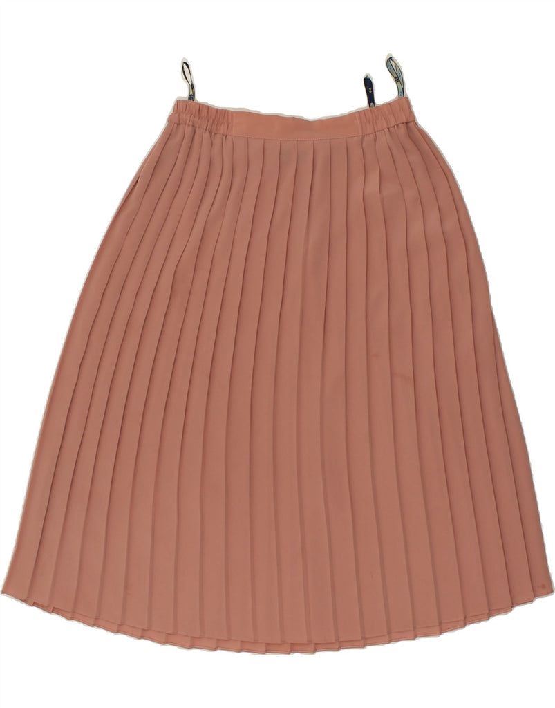 YOUR SIXTH SENSE Womens Pleated A-Line Skirt IT 44 Medium W30  Pink Vintage Your Sixth Sense and Second-Hand Your Sixth Sense from Messina Hembry 