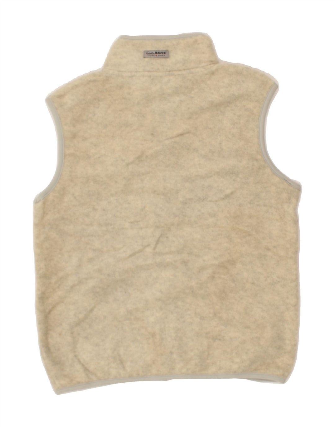 EDDIE BAUER Womens Fleece Gilet UK 6 XS Beige Polyester Vintage Eddie Bauer and Second-Hand Eddie Bauer from Messina Hembry 
