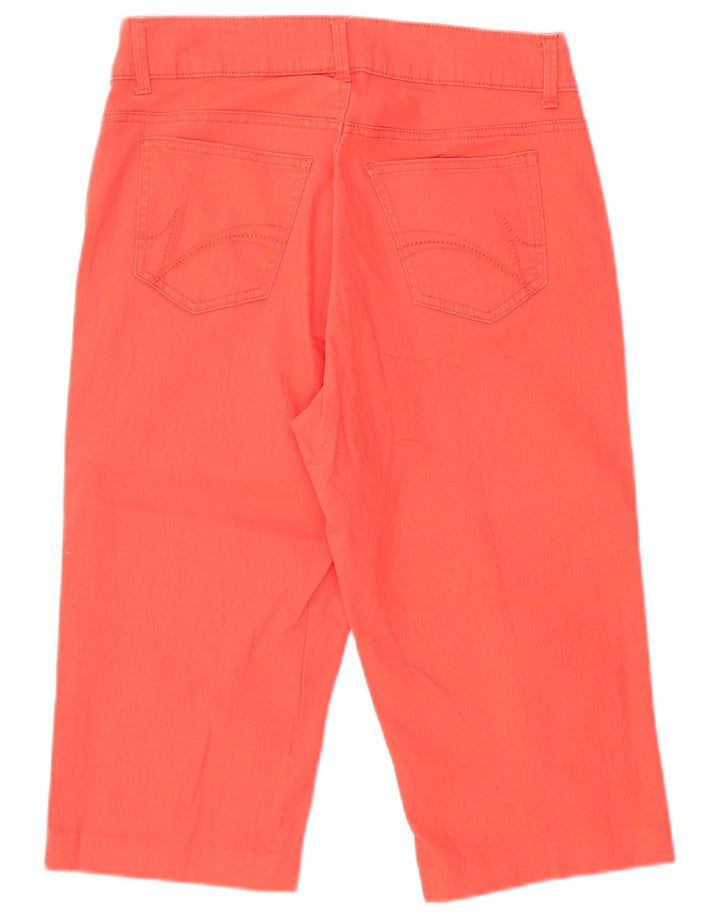 LEE Womens Casual Shorts US 8 Medium W30  Orange Cotton