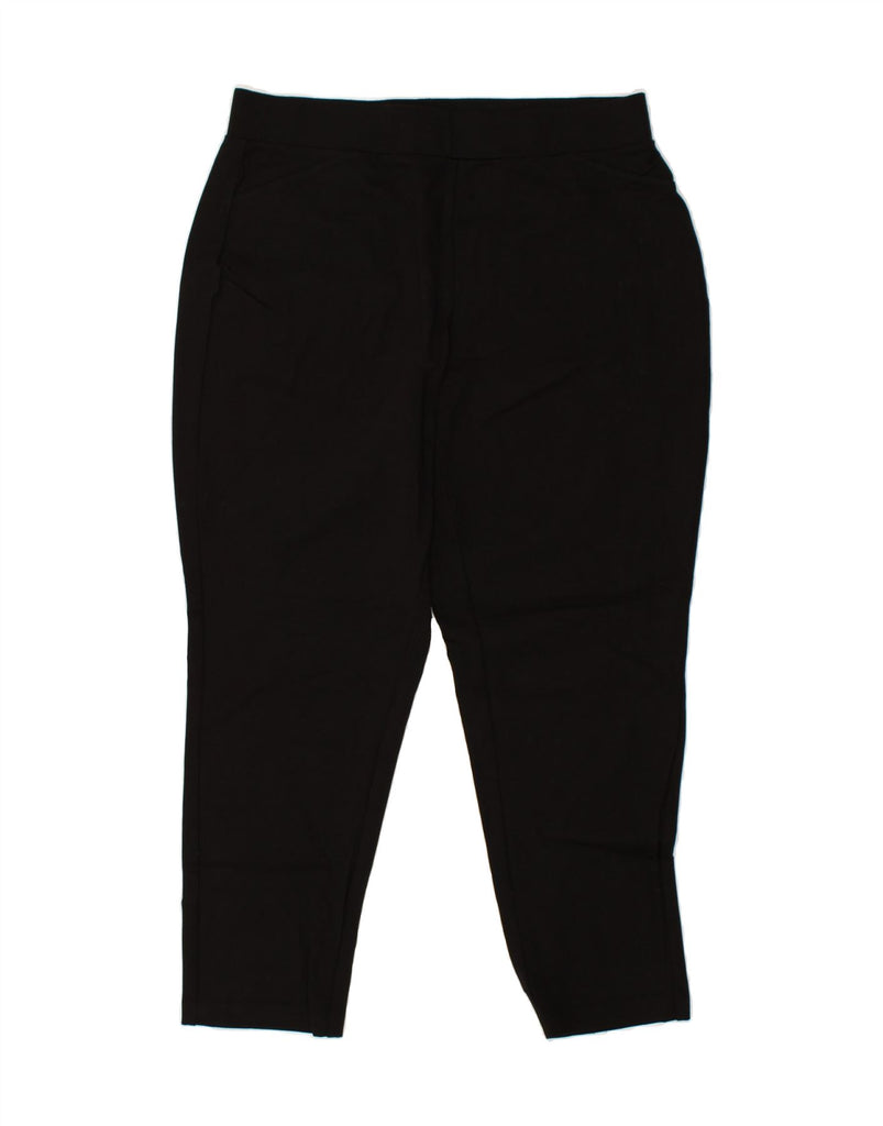 MICHAEL KORS Womens Slim Casual Trousers UK 18 XL W36 L26 Black | Vintage Michael Kors | Thrift | Second-Hand Michael Kors | Used Clothing | Messina Hembry 