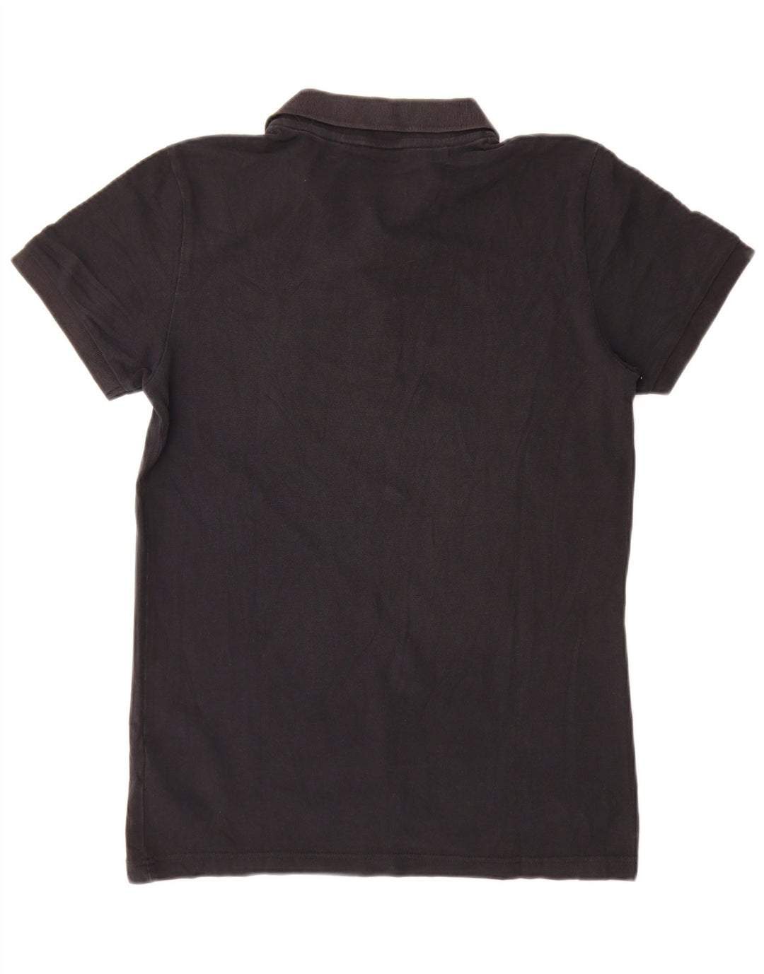 Adidas Mens Polo Shirt Medium Black Cotton