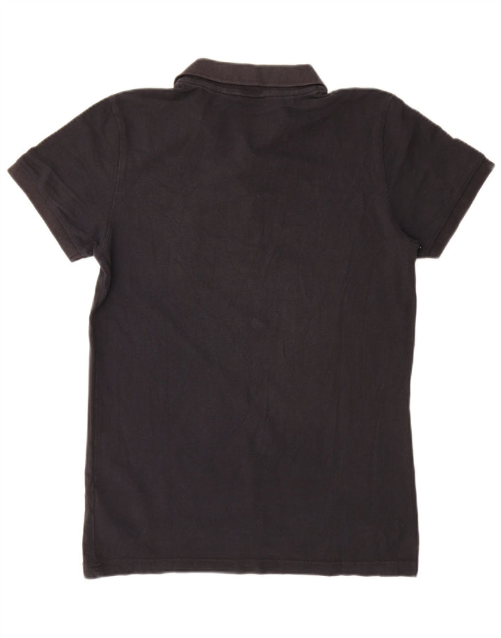 Adidas Mens Polo Shirt Medium Black Cotton