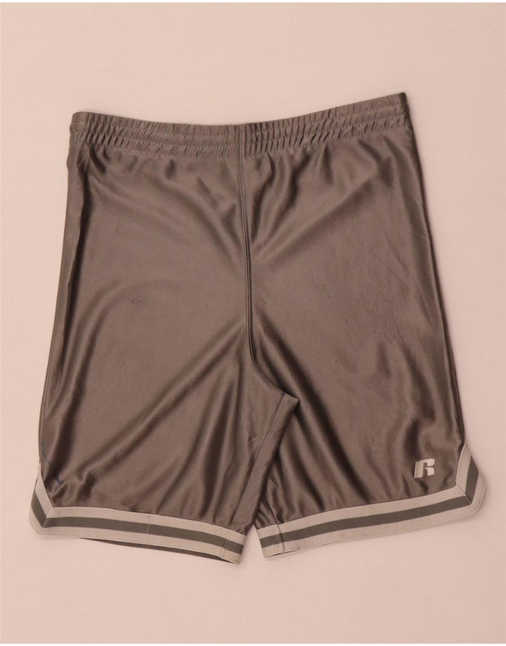 Russell Athletic Mens Sport Shorts Small  Grey Polyester