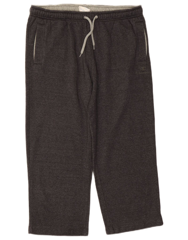 Champion Mens Crop Tracksuit Trousers Joggers 3XL Grey Cotton