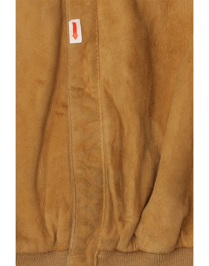 JACKPOT Womens Suede Jacket UK 12 Medium Brown Leather Vintage Jackpot and Second-Hand Jackpot from Messina Hembry 