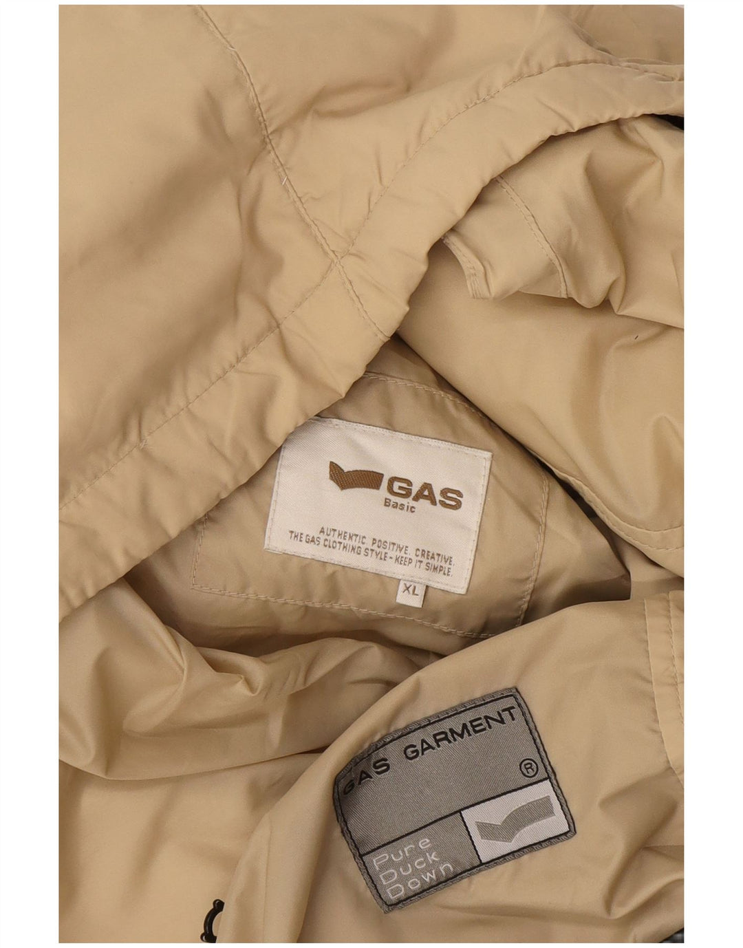 Gas Mens Padded Gilet UK 42 XL Beige