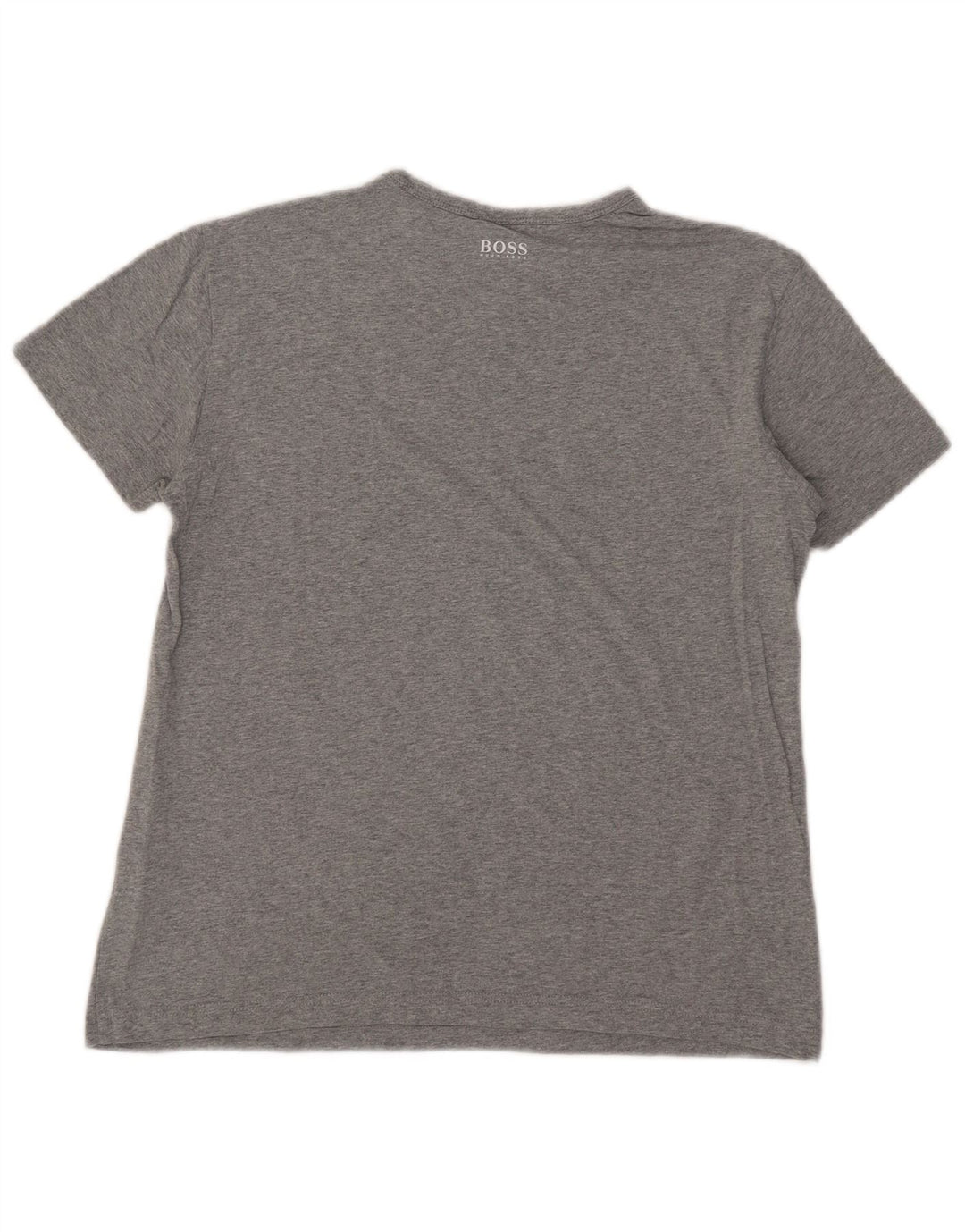 Hugo Boss Mens T-Shirt Top Small Grey Cotton