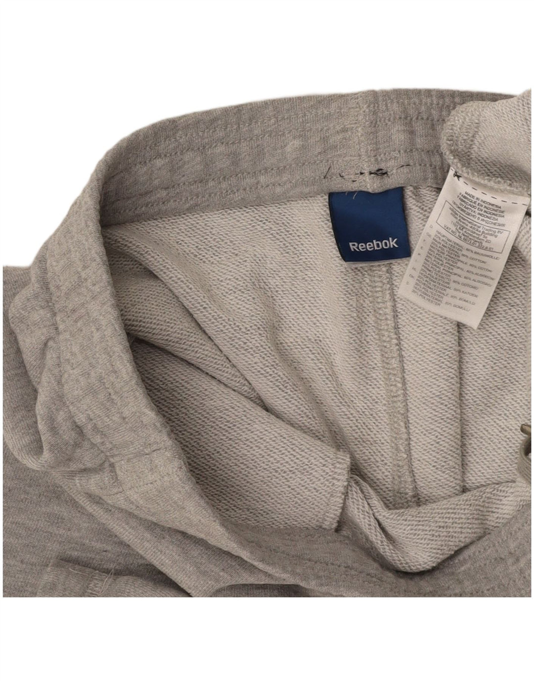 REEBOK Mens Sport Shorts 2XL  Grey Cotton