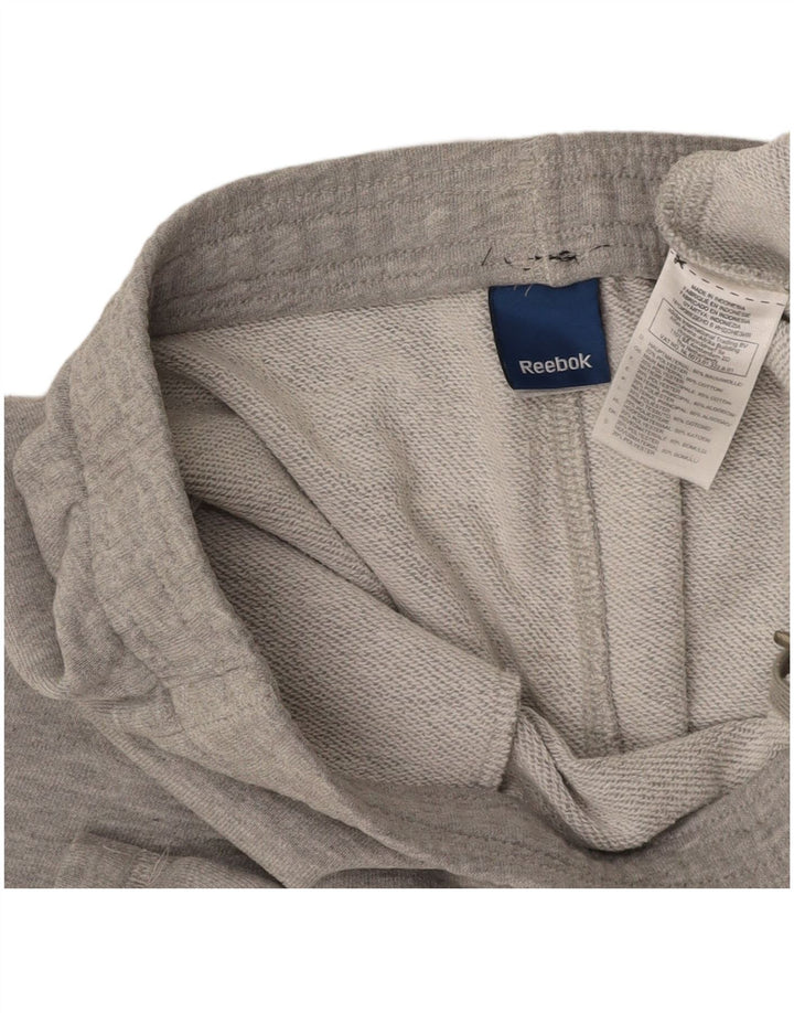 REEBOK Mens Sport Shorts 2XL  Grey Cotton