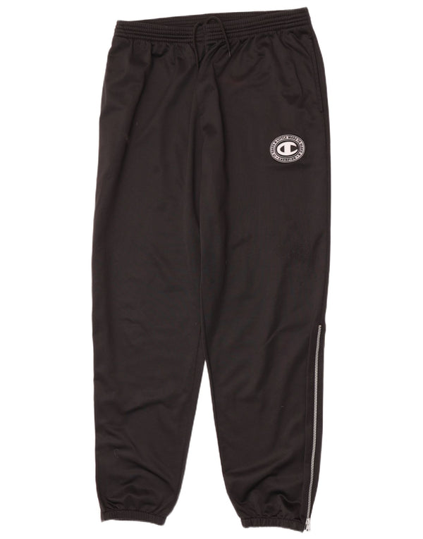 Champion Mens Tracksuit Trousers Joggers XL  Black Polyester