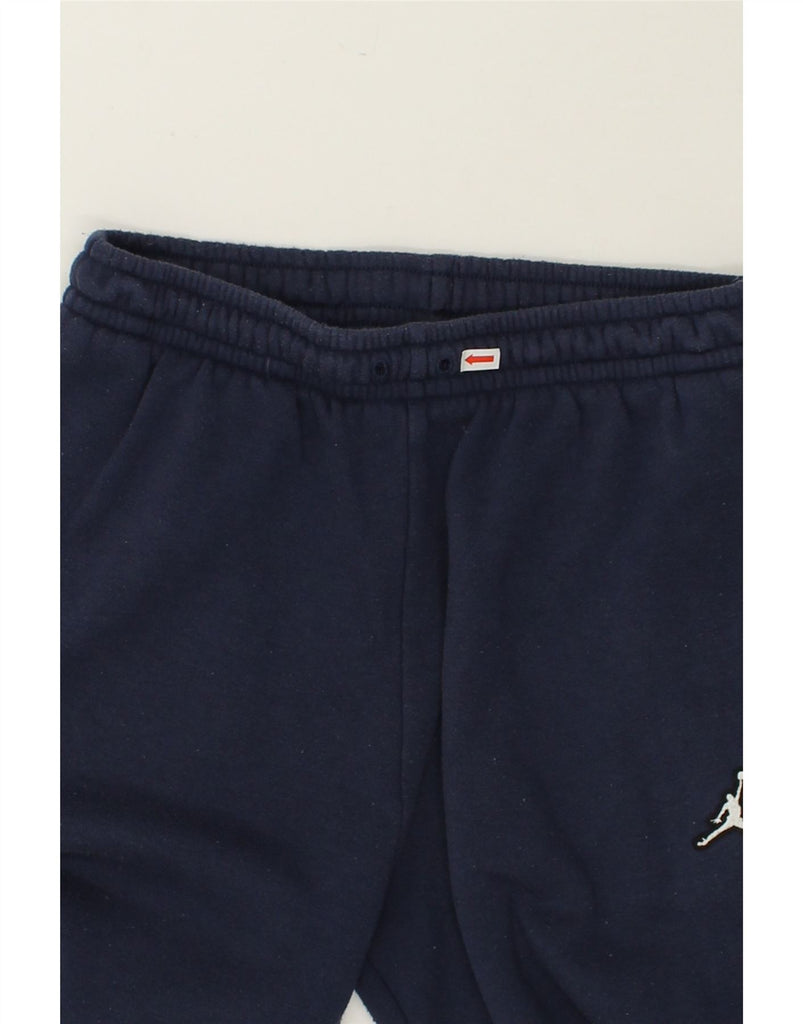 JORDAN Boys Tracksuit Trousers Joggers 13-14 Years Navy Blue Cotton | Vintage Jordan | Thrift | Second-Hand Jordan | Used Clothing | Messina Hembry 