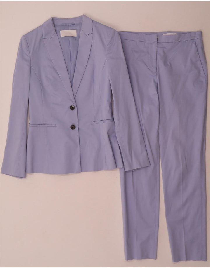 Hugo Boss Womens 2 Button Piece Suit UK 12 Medium Purple