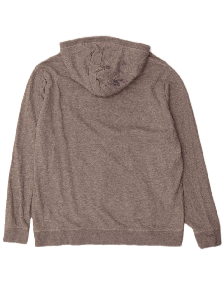 PENGUIN Mens Hoodie Jumper XL Grey Cotton