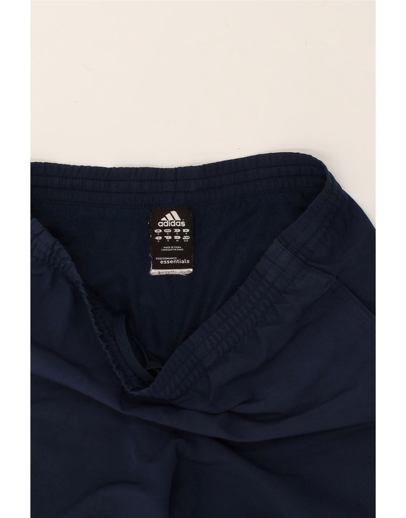 ADIDAS Mens Sport Shorts Small Navy Blue Polyester | Vintage Adidas | Thrift | Second-Hand Adidas | Used Clothing | Messina Hembry 