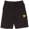 Umbro Mens Graphic Regular Sport Shorts Medium Black Cotton