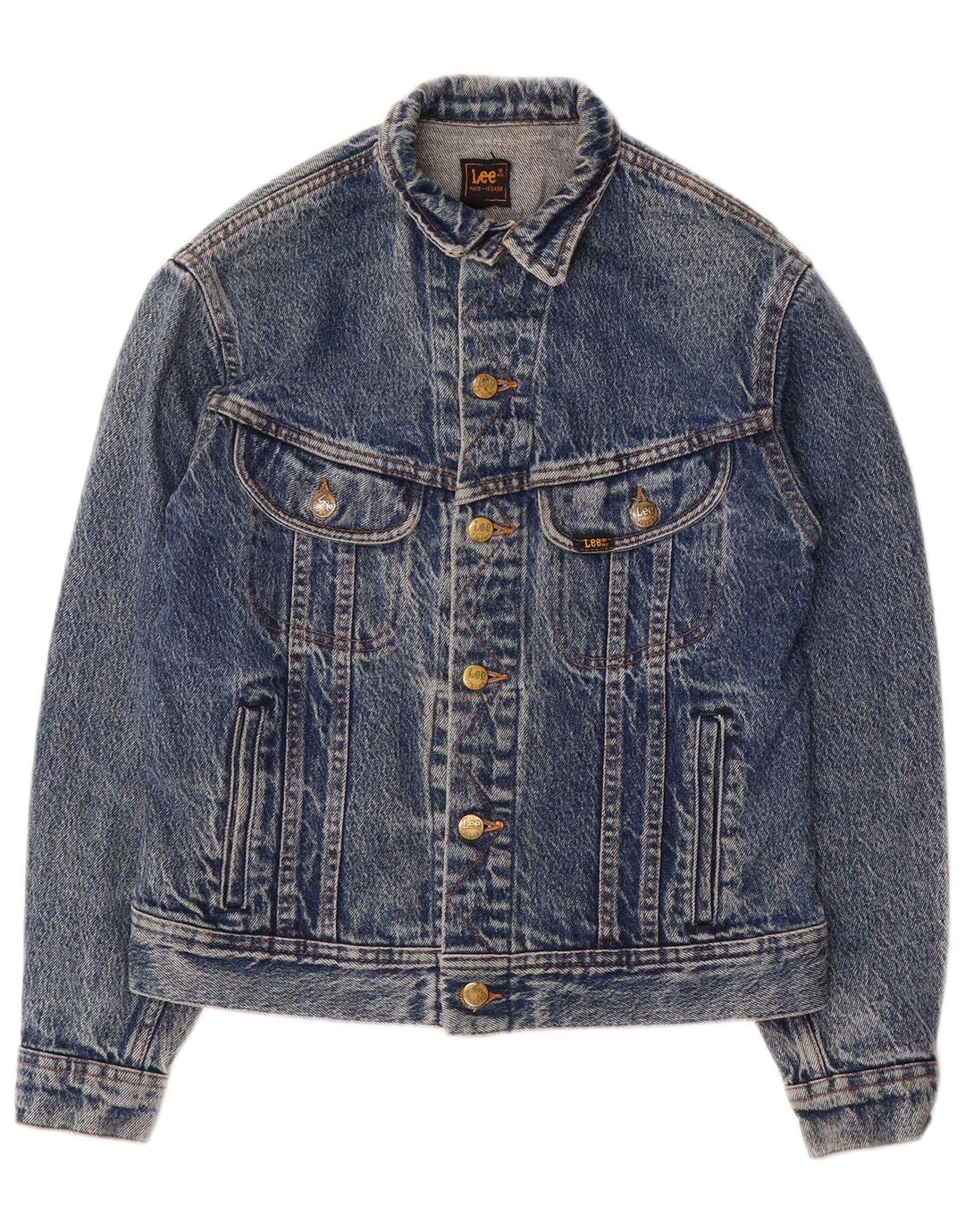 LEE Mens Denim Jacket UK 36 Small Blue