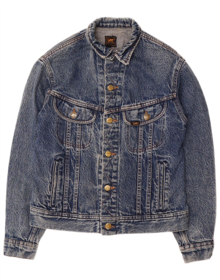 LEE Mens Denim Jacket UK 36 Small Blue