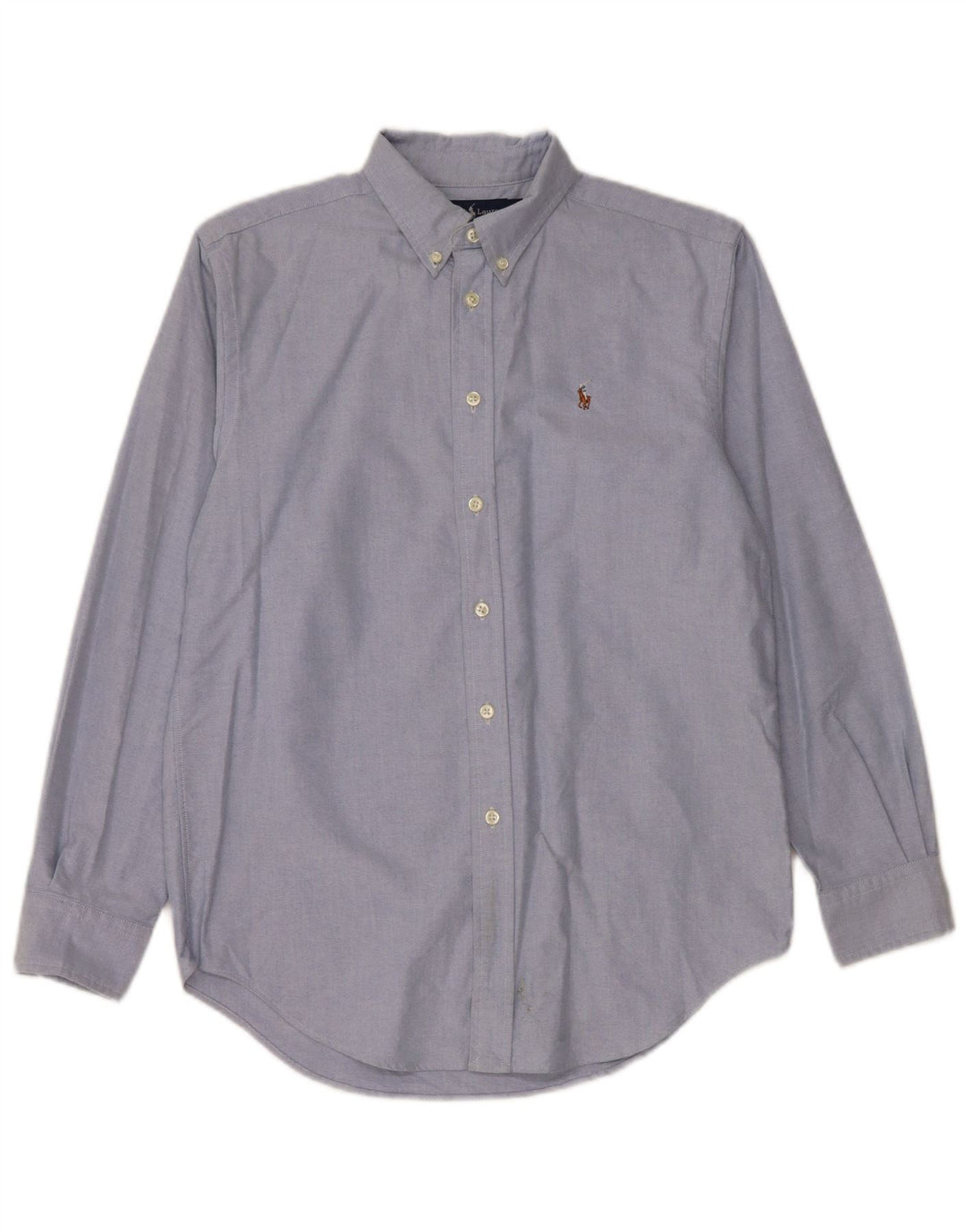 RALPH LAUREN Boys Shirt 13-14 Years Blue Cotton