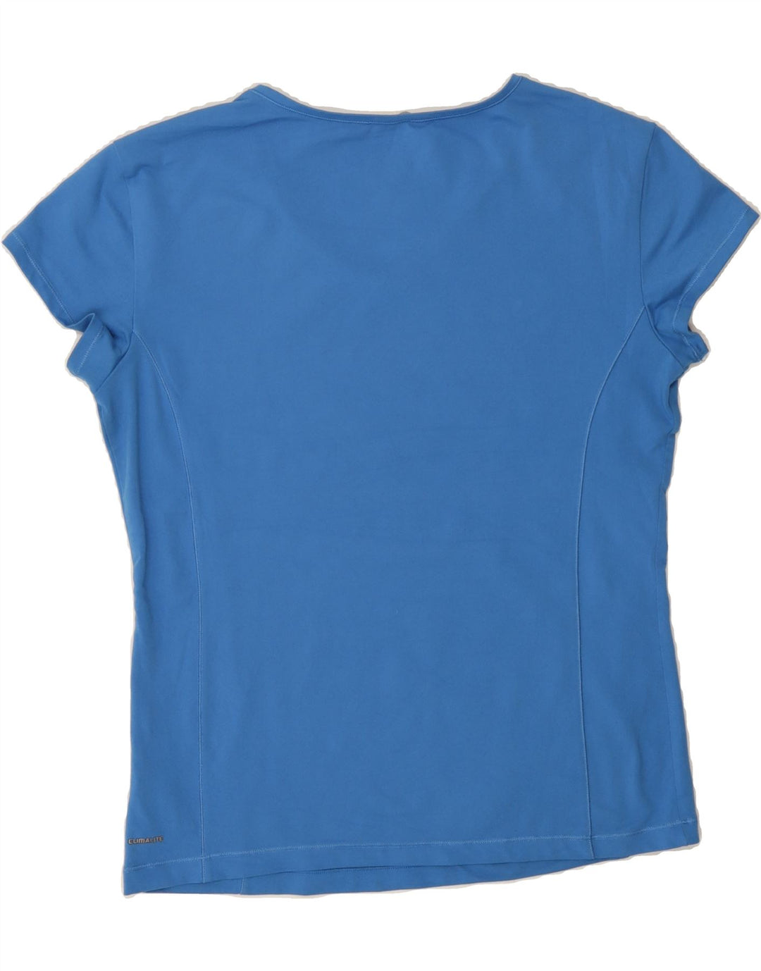 ADIDAS Womens T-Shirt Top UK 16 Large Blue Polyester Vintage Adidas and Second-Hand Adidas from Messina Hembry 