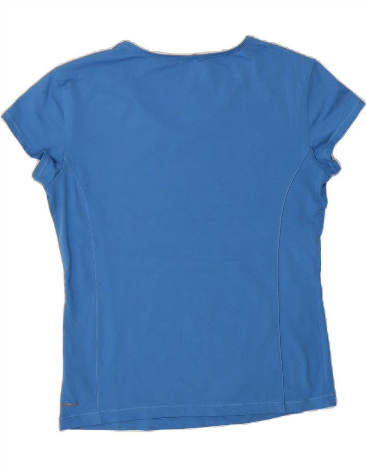 ADIDAS Womens T-Shirt Top UK 16 Large Blue Polyester Vintage Adidas and Second-Hand Adidas from Messina Hembry 
