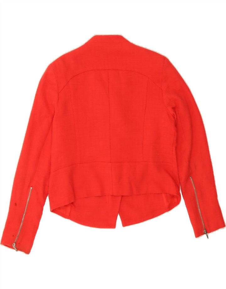 MOSSIMO Womens Crop Blazer Jacket US 14 XL Pink Cotton Vintage Mossimo and Second-Hand Mossimo from Messina Hembry 