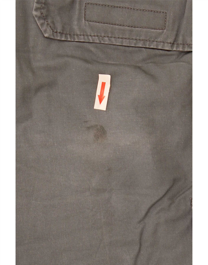 Rifle Mens Cargo Shorts W34 Large Grey