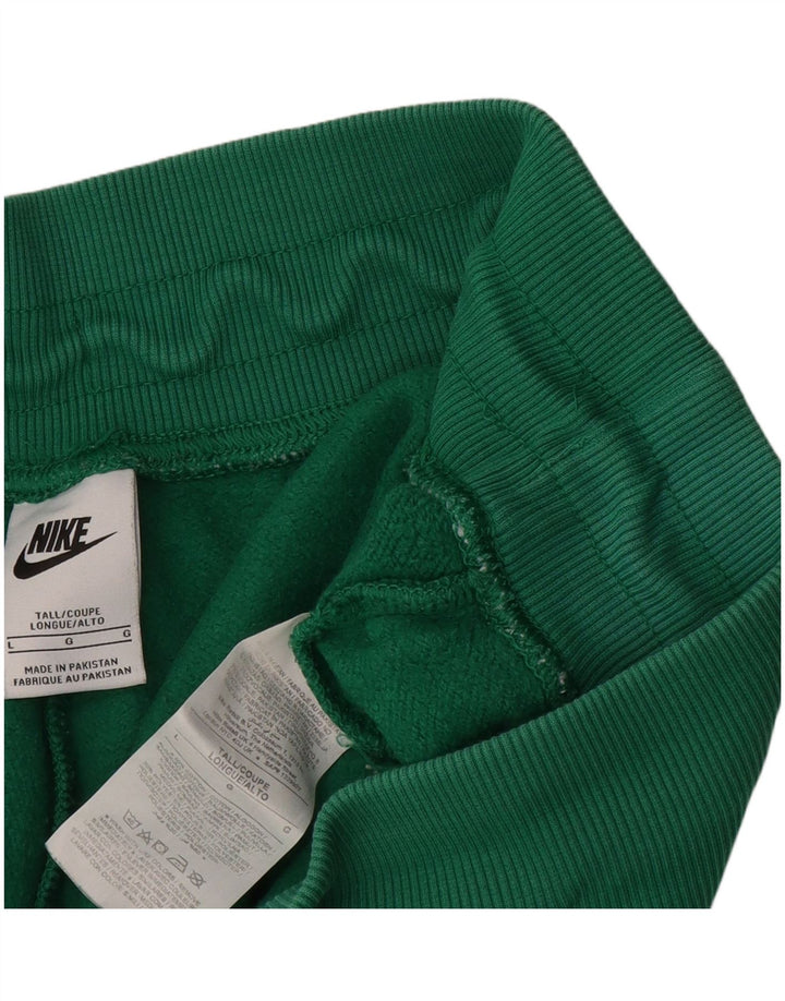 Nike Mens Tracksuit Trousers Joggers Large Green Cotton