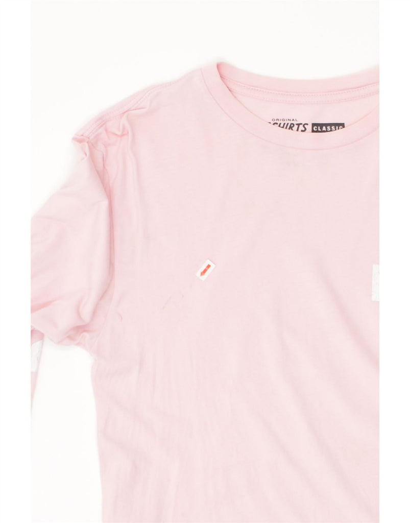 VANS Womens Graphic Top Long Sleeve UK 10 Small Pink Cotton | Vintage Vans | Thrift | Second-Hand Vans | Used Clothing | Messina Hembry 