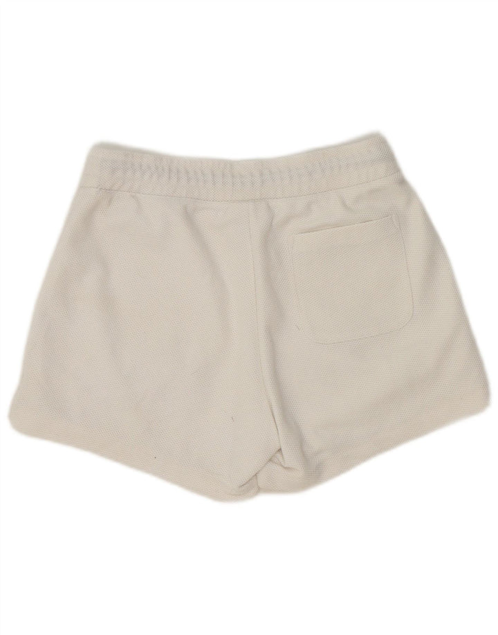 Champion Womens Sport Shorts UK 14 Medium White Polyester