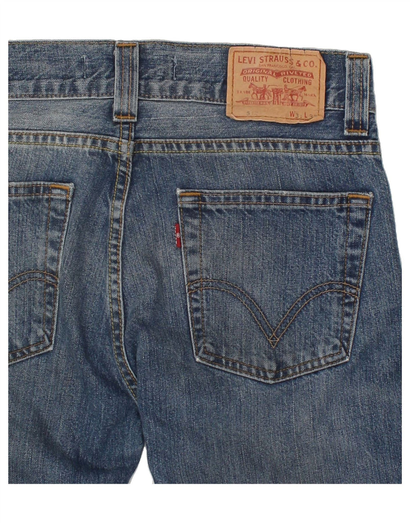 LEVI'S Womens 512 Bootcut Jeans W31 L32 Blue Cotton | Vintage Levi's | Thrift | Second-Hand Levi's | Used Clothing | Messina Hembry 