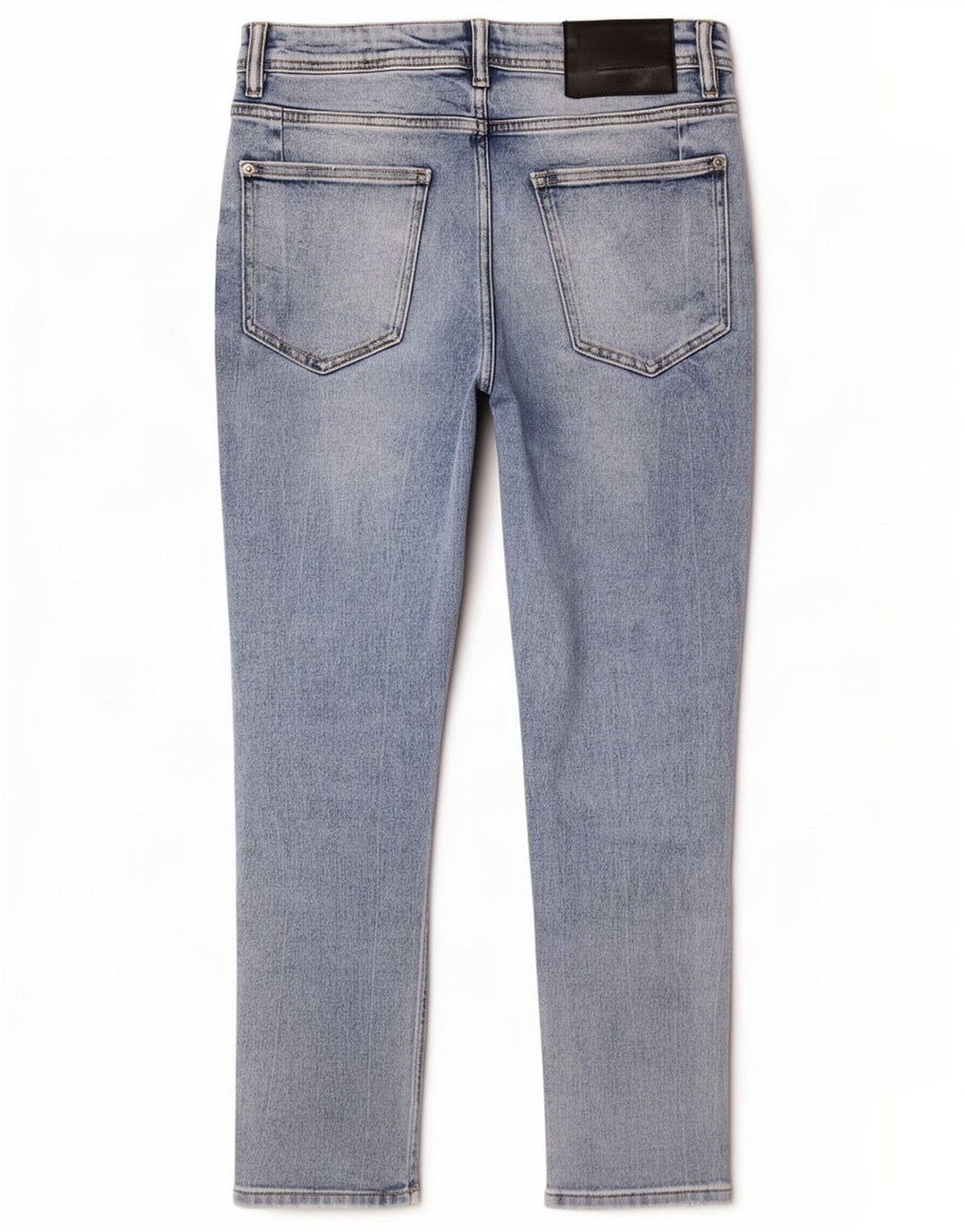 Zara Mens Distressed Cropped Jeans EU 40 Medium W31 L25 Blue