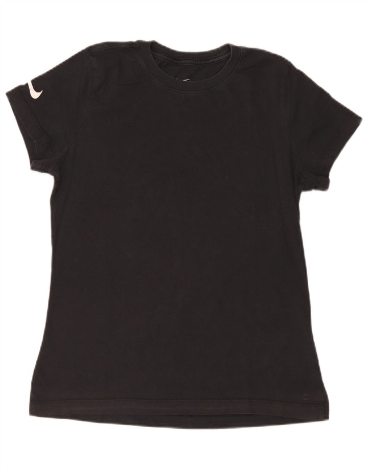Nike Mens T-Shirt Top Medium Black Cotton