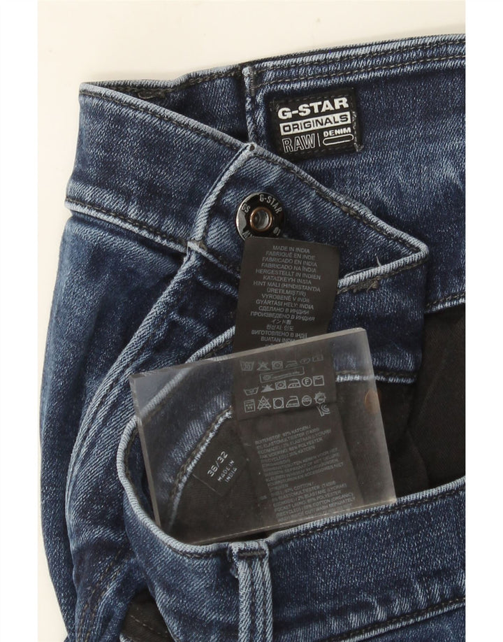 G-STAR Mens Slim Jeans W36 L32 Blue Cotton