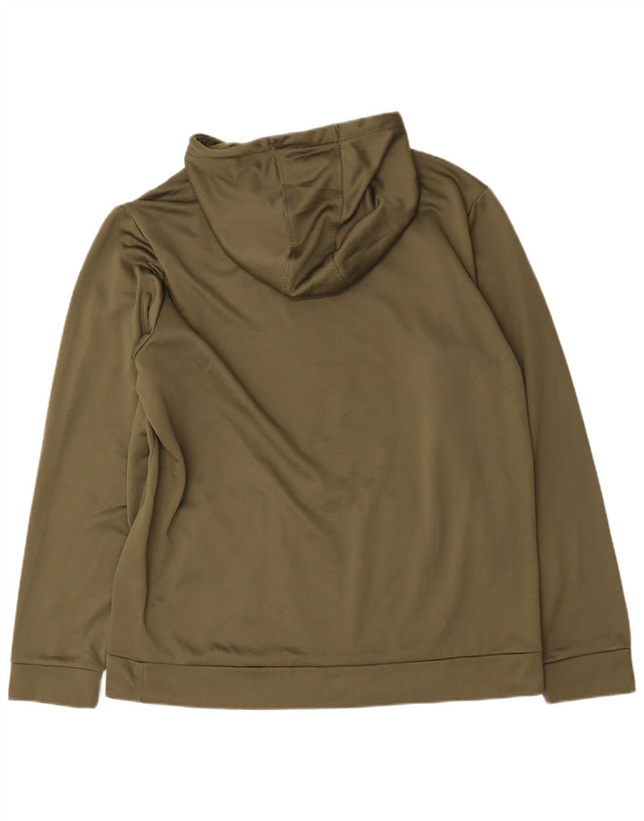 Under Armour Mens Hoodie Jumper 2XL Khaki