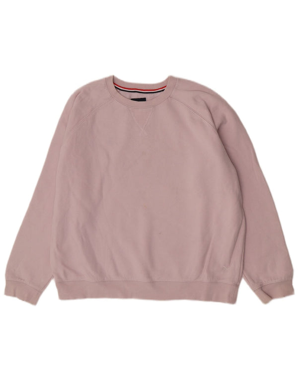Crew Clothing Womens Sweatshirt Jumper UK 16 Large Pink Cotton