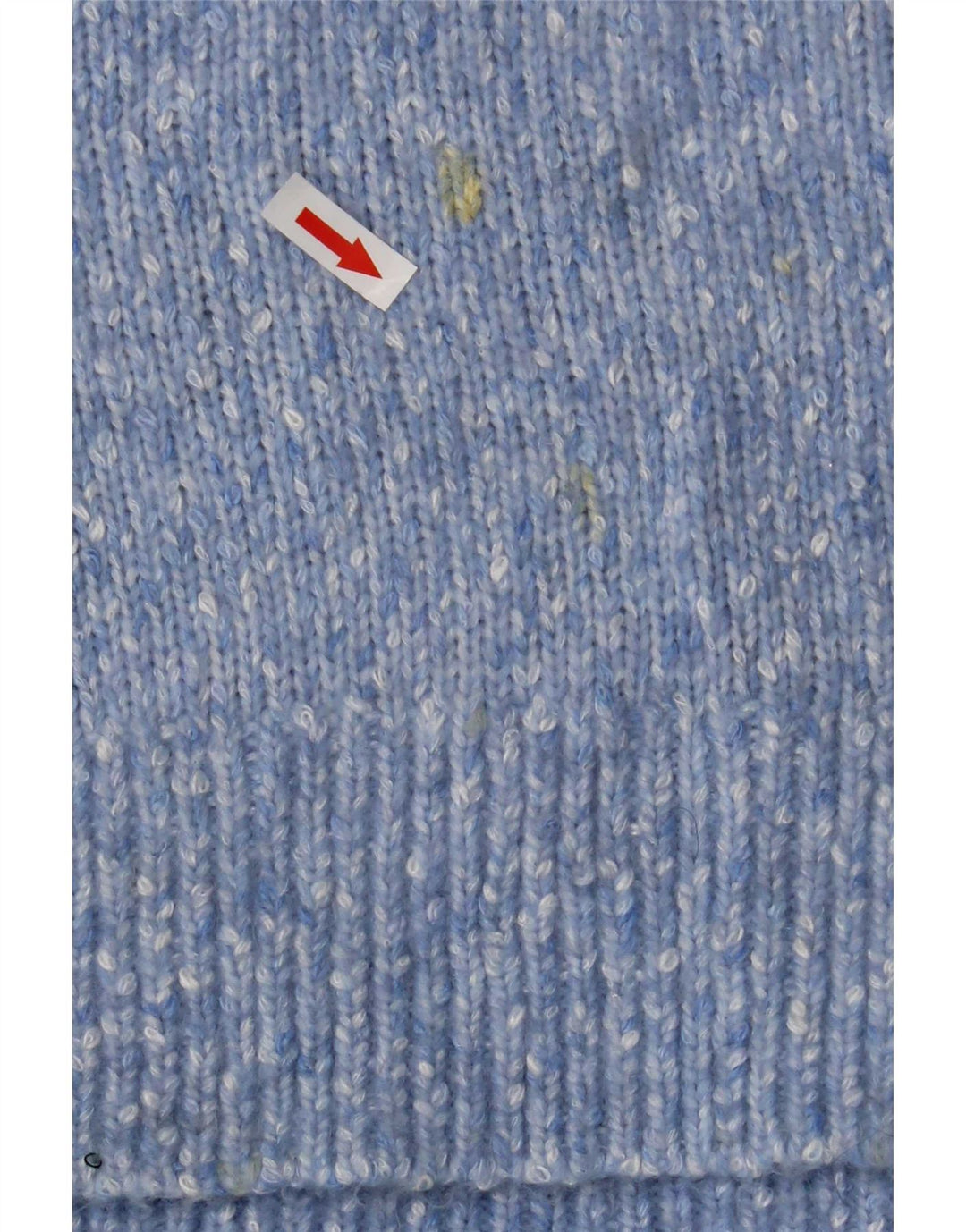 Marks & Spencer Womens Turtle Neck Jumper Sweater UK 14 Medium Blue Flecked
