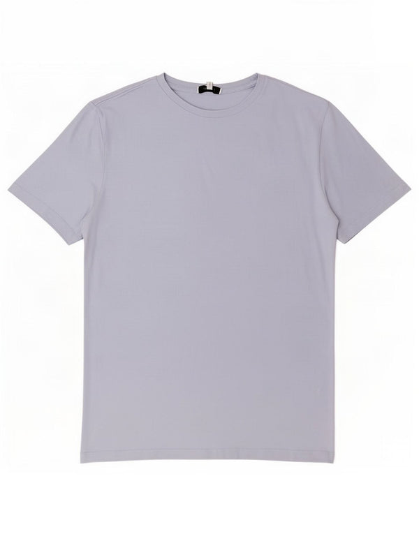 Reiss Mens T-Shirt Top Medium Blue Cotton