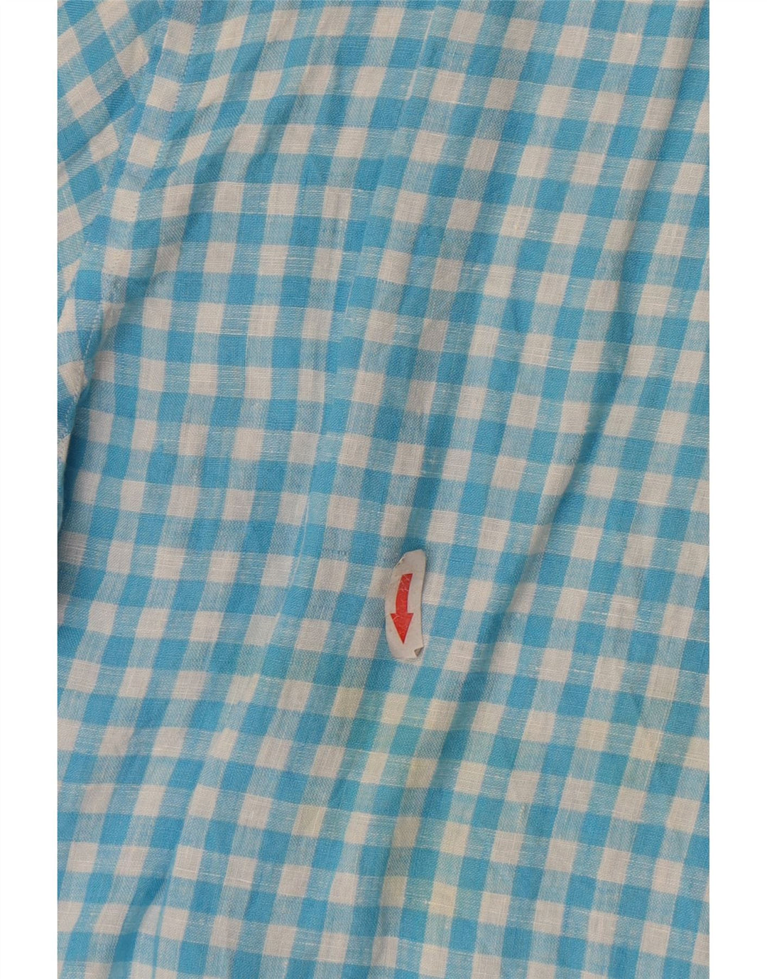 Massimo Dutti Mens Casual Fit Shirt Large Blue Gingham