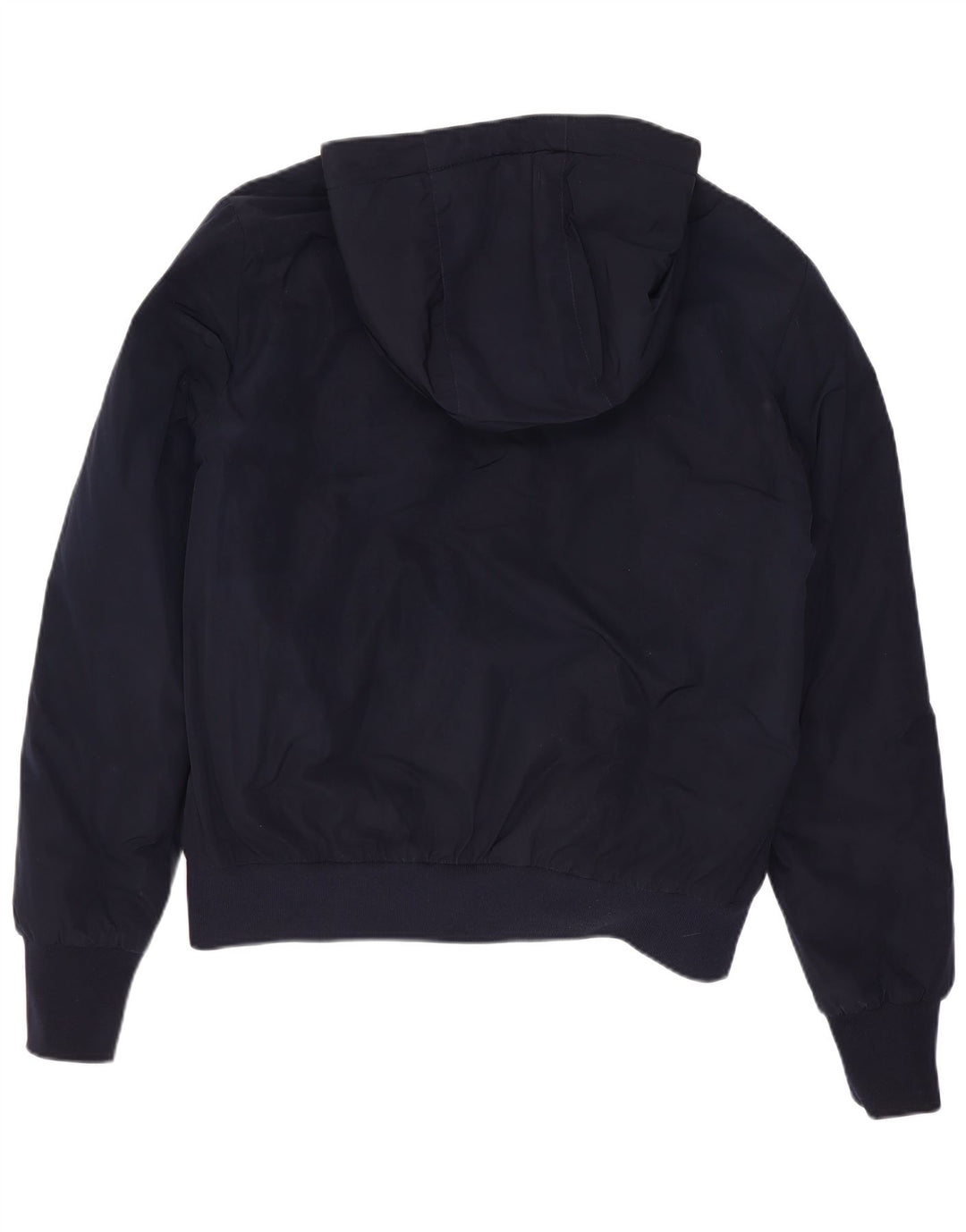 Fay Girls Hooded Bomber Jacket 12-13 Years Navy Blue Polyester