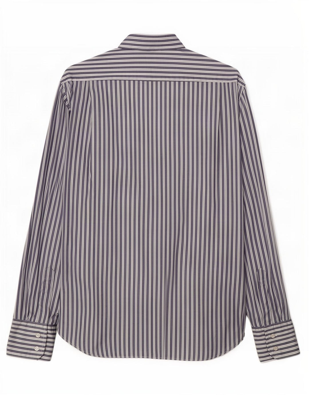 Hugo Boss Mens Shirt Medium Blue Striped Cotton