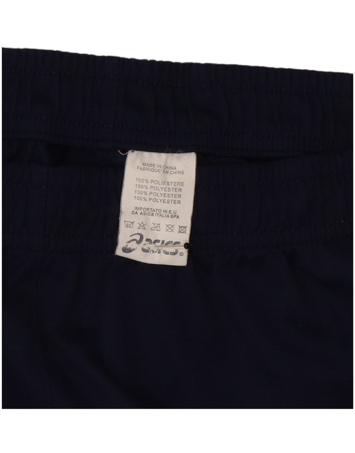 Asics Mens Sport Shorts Small  Navy Blue Polyester