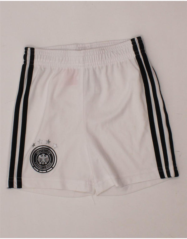 ADIDAS Baby Boys Deutscher Fussball Bund Sport Shorts 12-18 Months  White
